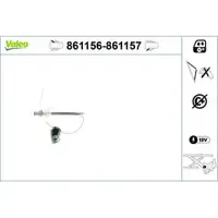 Fensterheber Valeo 861156 für Toyota Hinten Links