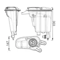 MAHLE CRT 95 000S Ausgleichsbehälter