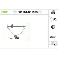Fensterheber Valeo 861164 für Toyota Vorne Links