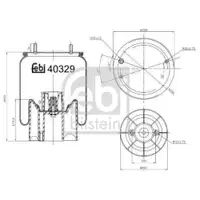 FEBI BILSTEIN 40329 Luftfederbalg