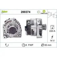 VALEO 200374 Pkw Generator - CORE-FLEX - BMW