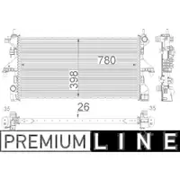 MAHLE CR 808 000P Kühlmittelkühler