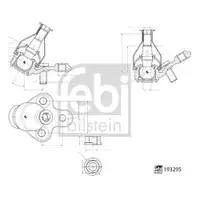 FEBI BILSTEIN 193295 Traggelenk für TOYOTA, SUZUKI