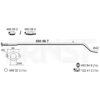 ERNST 550567 Rohrleitung mitte