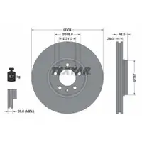 TEXTAR 92157003 Bremsscheiben 2 Stück CITROËN