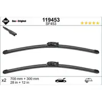 Wischblatt Swf 119453 Das Original Set für Renault Vorne