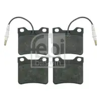 FEBI BILSTEIN 16137 Bremsbelagsatz für PEUGEOT
