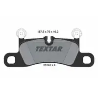 TEXTAR 2514301 PKW SBB für PORSCHE