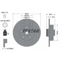 TEXTAR 92237203 Bremsscheiben 2 Stück hinten RENAULT
