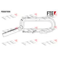 Seilzug Feststellbremse Fte 9250211 für Mercedes Benz für Mercedes Benz Vorne