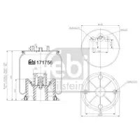 FEBI BILSTEIN 171756 Luftfederbalg