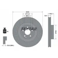 TEXTAR 92176405 Bremsscheiben 2 Stück vorne MERCEDES-BENZ