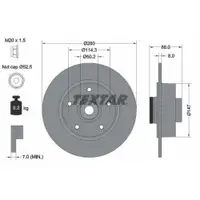 TEXTAR 92196003 Bremsscheiben 2 Stück hinten RENAULT