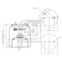 FEBI BILSTEIN 109417 Luftfederbalg