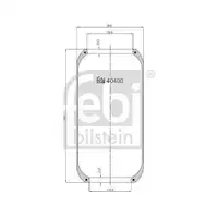 FEBI BILSTEIN 40400 Luftfederbalg für VOLVO