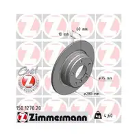 Zimmermann 150.1270.20 Bremsscheiben 2 Stück BMW