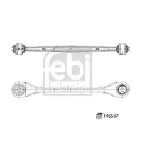FEBI BILSTEIN 196587 Querlenker für BMW