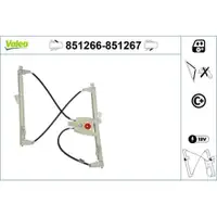 VALEO 851266 Fensterheber (o. Motor) v l Citroen C5