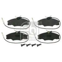 FEBI BILSTEIN 16221 Bremsbelagsatz für PEUGEOT