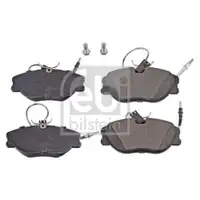 FEBI BILSTEIN 16224 Bremsbelagsatz für PEUGEOT, CITROËN, LANCIA, FIAT