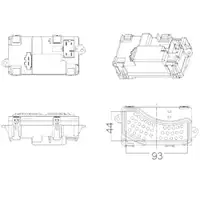 MAHLE ABR 5 000S A/C-Gebläseregler und Widerstand