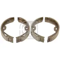 FEBI BILSTEIN 36729 Bremsbackensatz für PORSCHE