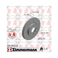 Zimmermann 320.3803.20 Bremsscheiben 2 Stück HYUNDAI