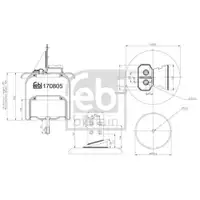 FEBI BILSTEIN 170805 Luftfederbalg