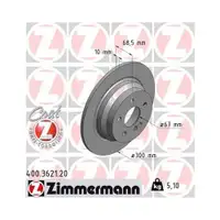 Zimmermann 400.3621.20 Bremsscheiben 2 Stück MERCEDES-BENZ