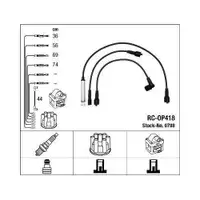 NGK 0788 Zündleitungssatz RC-OP418 für OPEL