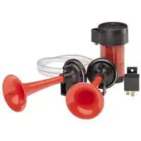 HELLA 3PB 003 001-651 Fanfare Rot CA10 12V