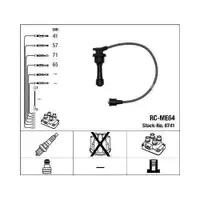NGK 8741 Zündleitungssatz RC-ME64 für MITSUBISHI