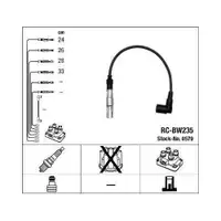 NGK 0579 Zündleitungssatz RC-BW235 für BMW
