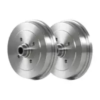 ATE 24.0223-0004.1 Bremstrommeln 2 Stück für PORSCHE