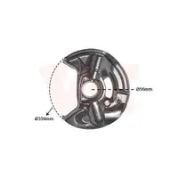 VAN WEZEL Spritzblech Bremsscheibe vo. li. 3029371