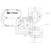 FEBI BILSTEIN 176581 Luftfederbalg