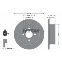 TEXTAR 92019200 Bremsscheiben 2 Stück