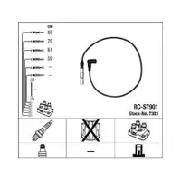 NGK 7303 Zündleitungssatz RC-ST901 für VW, SEAT