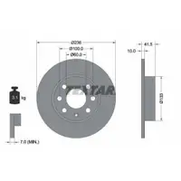 TEXTAR 92020800 Bremsscheiben 2 Stück