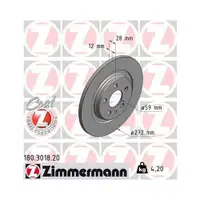 ZIMMERMANN 180.3018.20 Bremsscheiben 2 Stück