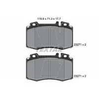 Textar Bremsenset Bremsscheiben Ø330 gelocht Bremsbeläge vorn WK Mercedes S