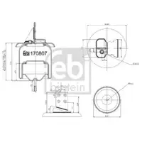 FEBI BILSTEIN 170807 Luftfederbalg