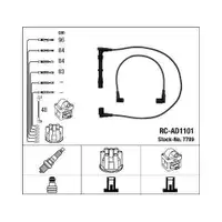 NGK 7709 Zündleitungssatz RC-AD1101 für AUDI