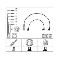 NGK 2568 Zündleitungssatz RC-AD1103 für AUDI