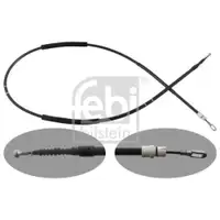 FEBI BILSTEIN 100563 Handbremsseil für AUDI, SEAT