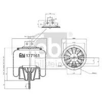FEBI BILSTEIN 177161 Luftfederbalg