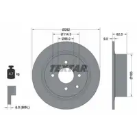 TEXTAR 92234303 Bremsscheiben 2 Stück hinten NISSAN