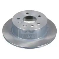 FEBI BILSTEIN 04850 Bremsscheiben 2 Stück hinten für OPEL