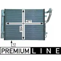 Kondensator Klimaanlage Mahle AC 709 000P Behr *** Premium Line *** für Hyundai