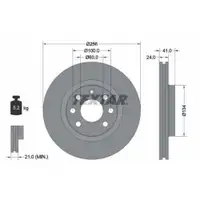 TEXTAR 92039203 Bremsscheiben 2 Stück OPEL